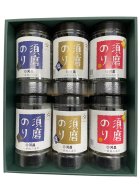 他の写真1: ◆お中元早割セール特別価格◆卓上型須磨のり　【味・焼・塩　各２本】６本化粧箱詰め合わせ