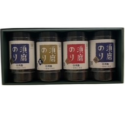 卓上型須磨のり【味・焼・塩　3種類から選べる】４本詰め合わせ